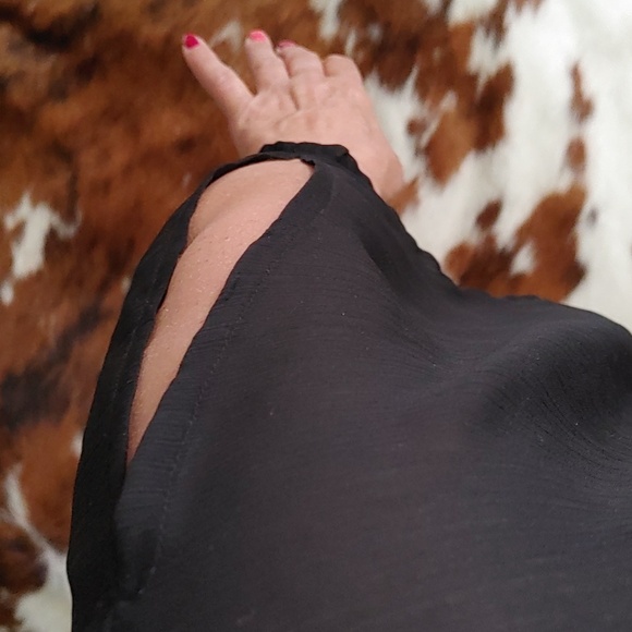 3/$50 Ness 3/4 Sleeve Sequin Blouse Sz L - Picture 3 of 5